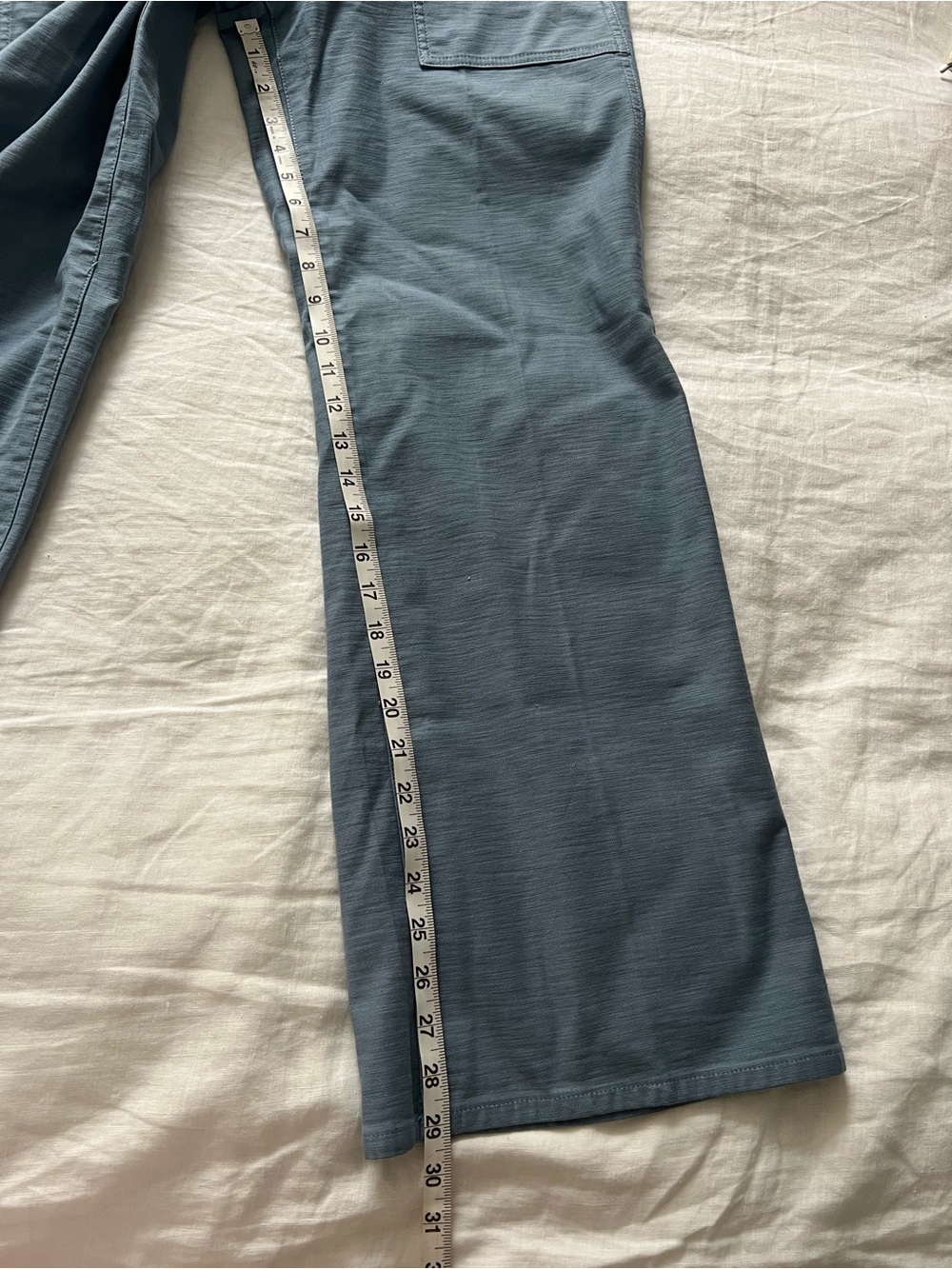 NWT J Crew Wide-Leg Pants in Dusty Blue - Picture 5 of 11